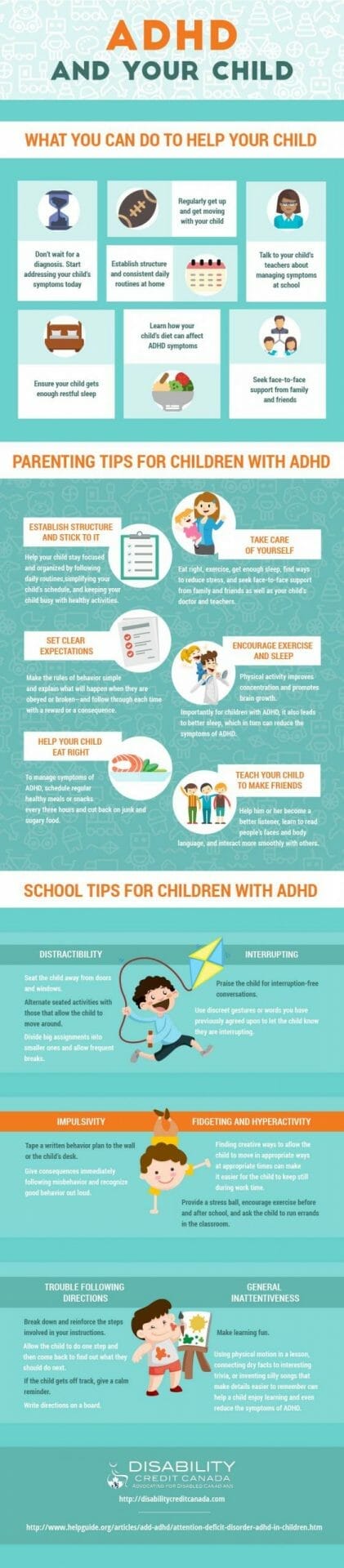 ADHD in Children and tips and tricks for parents and teachers