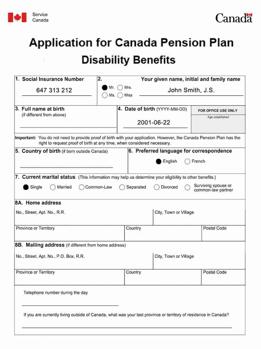 Cpp Disability Application Form Pdf Fill Out And Sign Printable Pdf 
